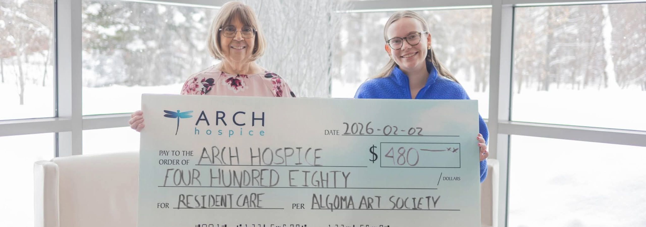 Donation to ARCH - $480.00